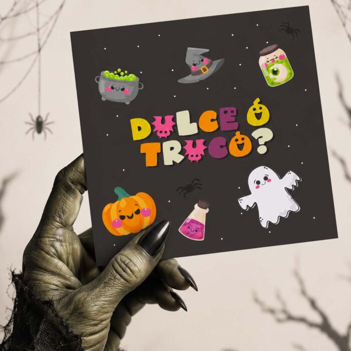 Imprimible Halloween Aterrador Monstruos
