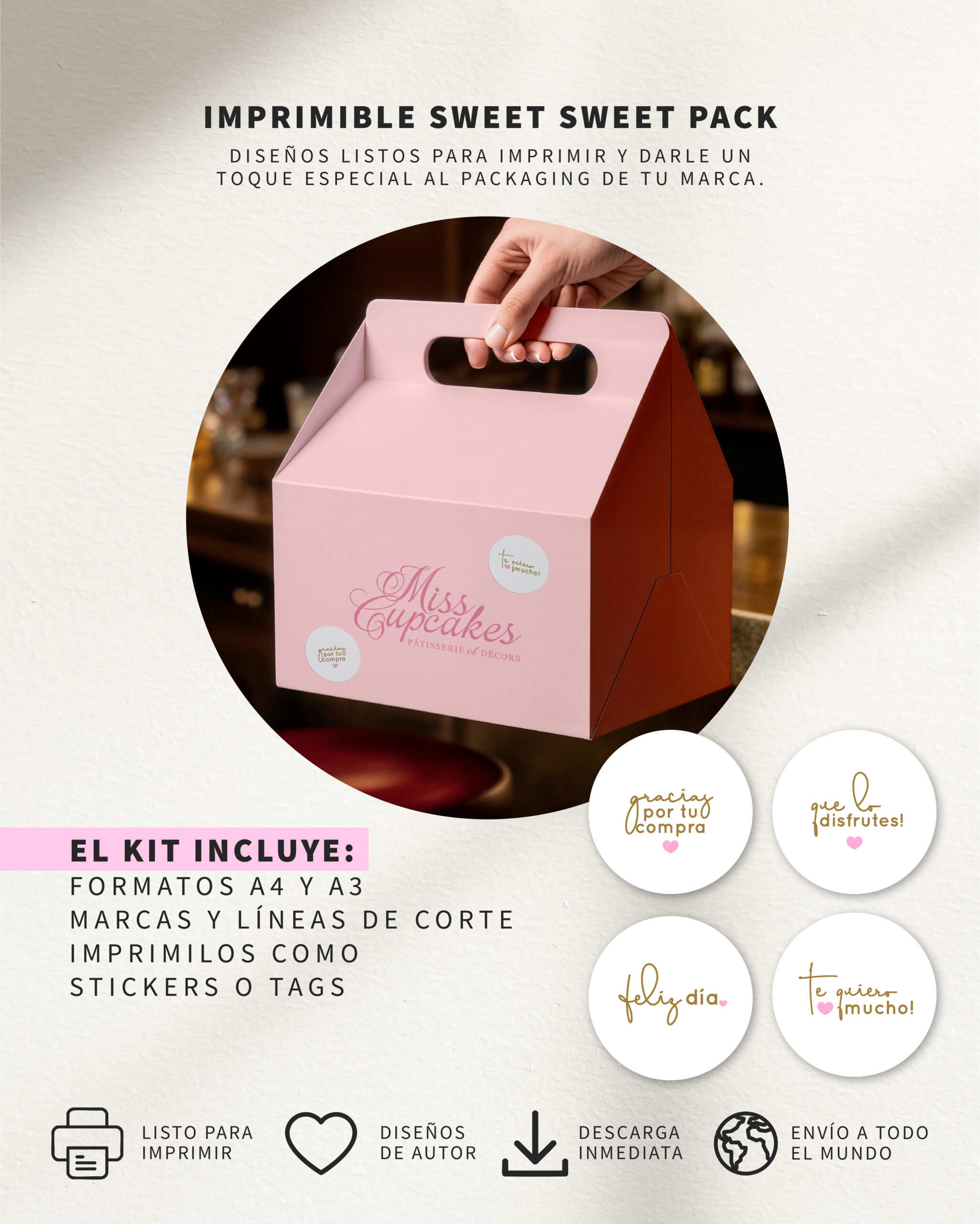 Imprimible Sweet Sweet Pack - Imagen 2